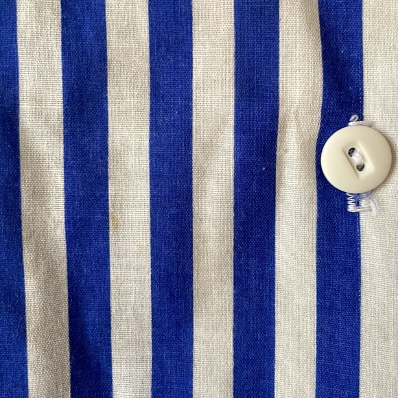 Vintage Cape Cod Sportswear tropical stripe & floral print button down blouse - Picture 6 of 7